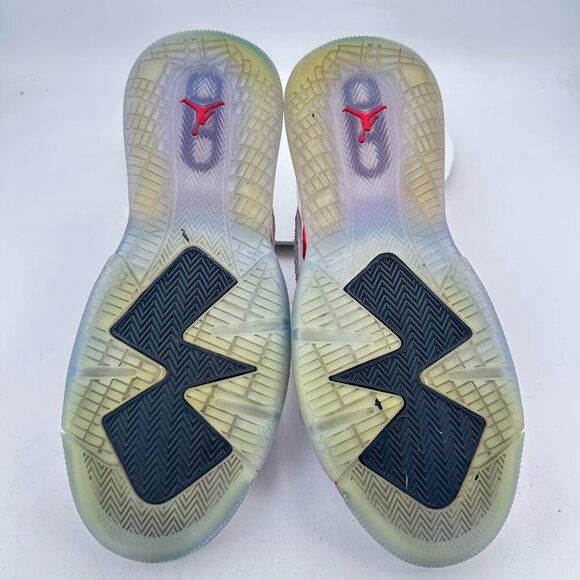 Nike Air Jordan Mars 270 Men Size 10.5 CD7070-100 Fire Red White Training Shoes - Picture 8 of 11